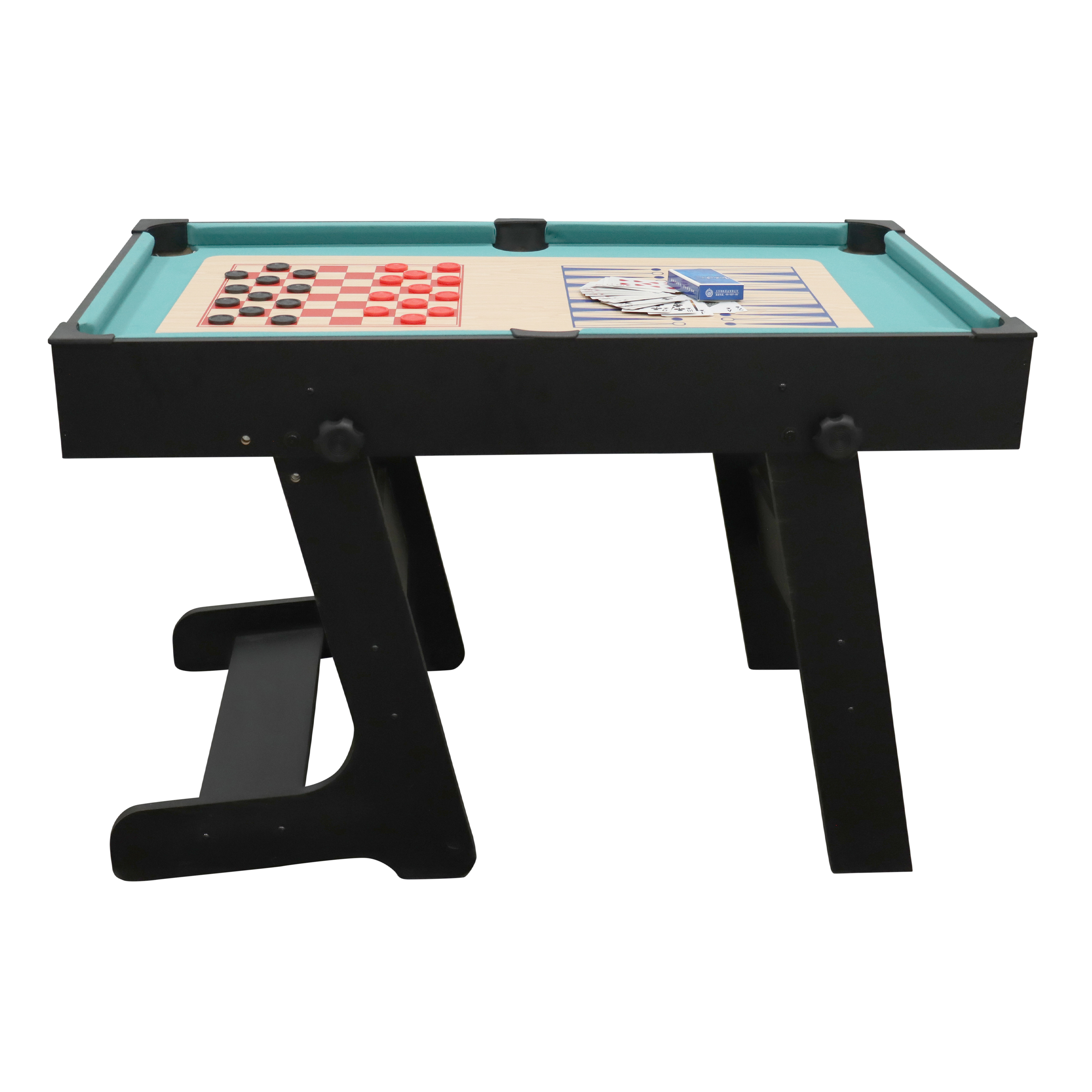 16-in-1 Table Multi Jeux Noire