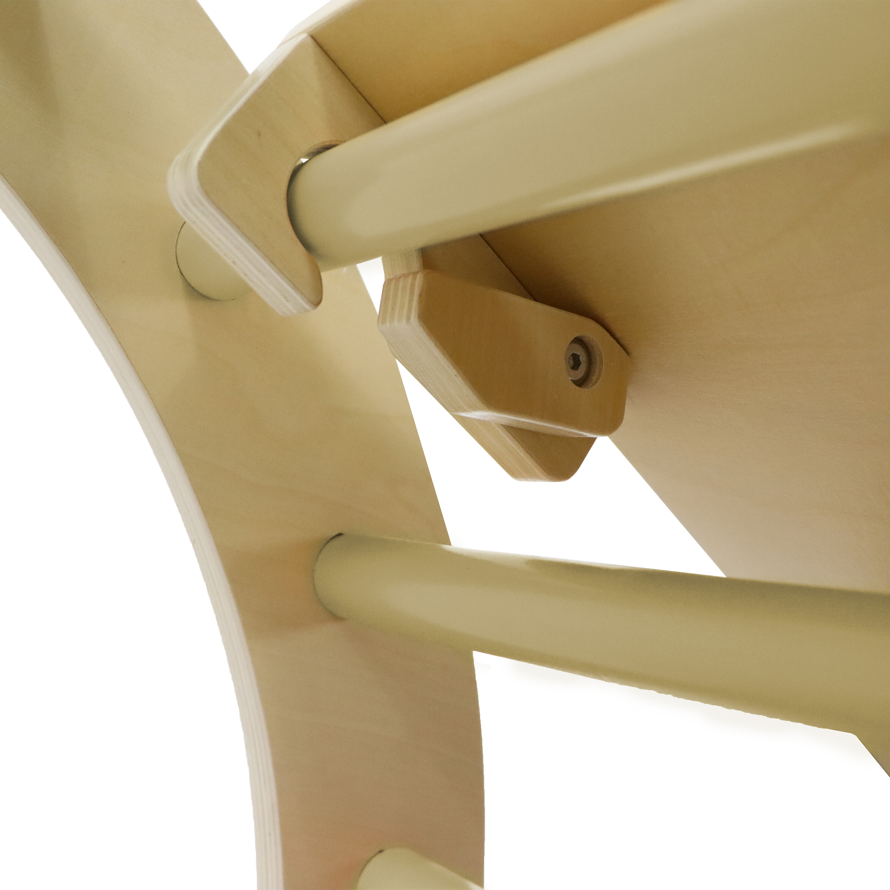 3-in-1 Houten Klimdriehoek met Klimwand en Roc