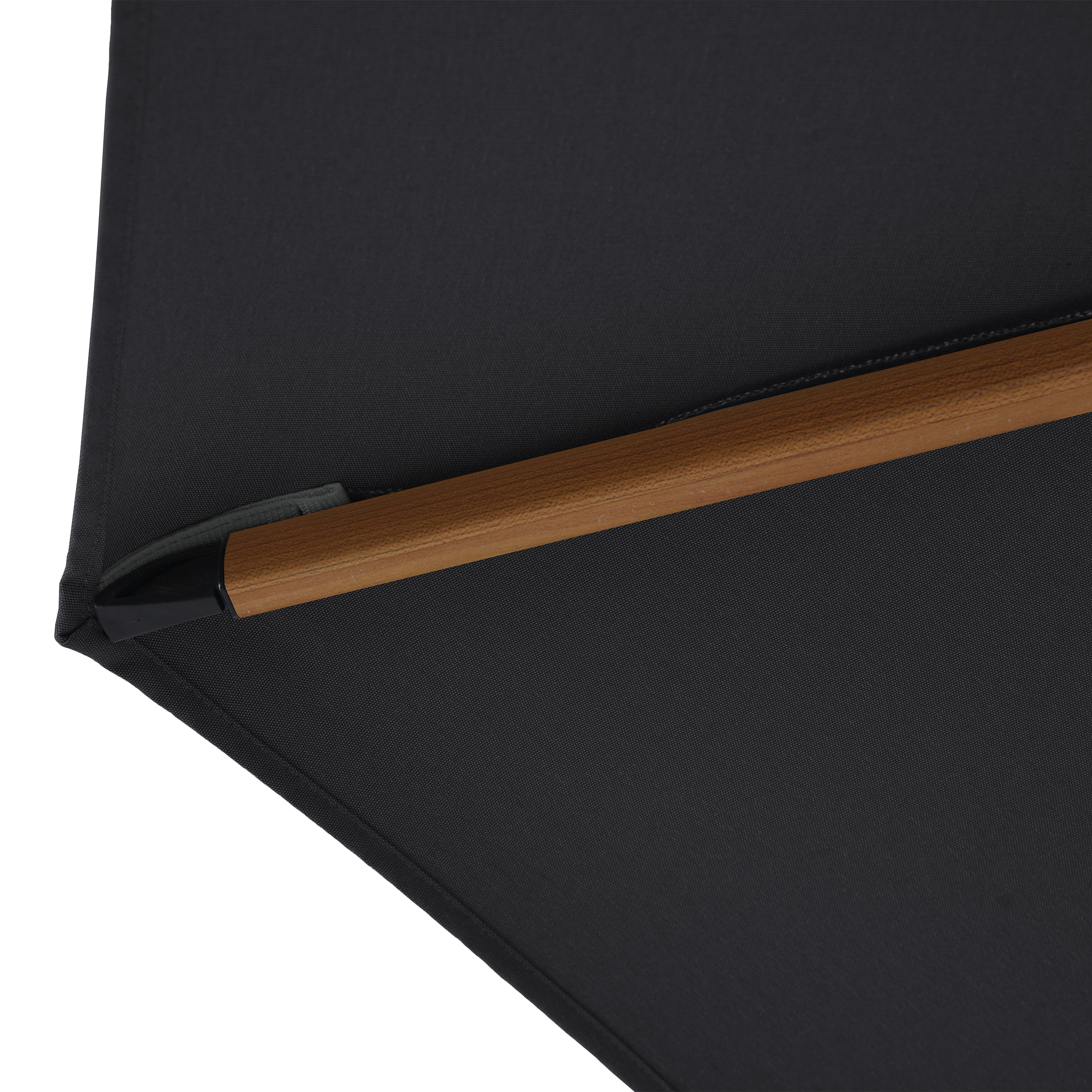 Apollo Premium Zweefparasol 300x300 Houtlook/grijs