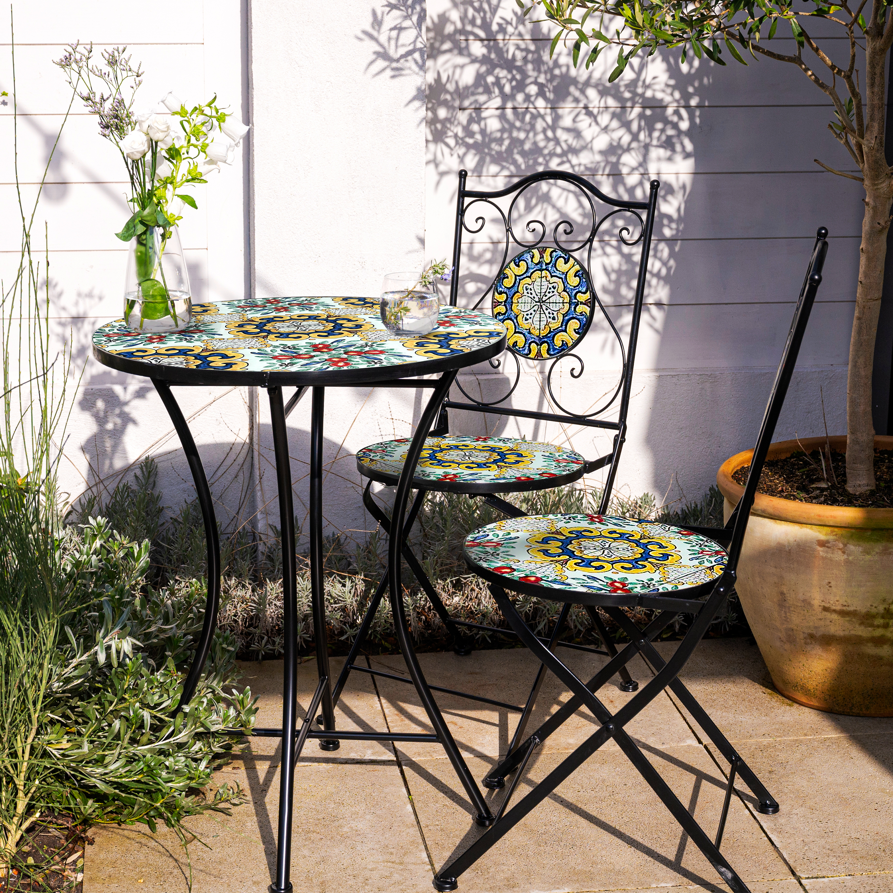 Amélie Bistro Set Mosaic - Authentic