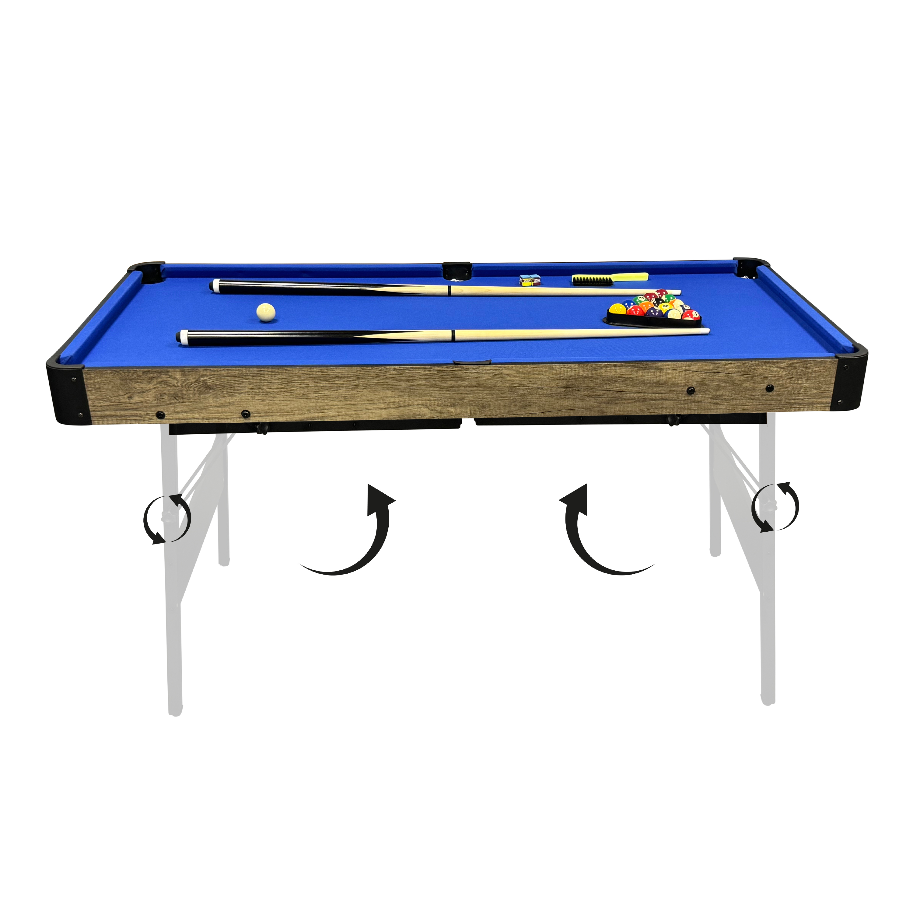 3-in-1 Multi Game Table Oak L