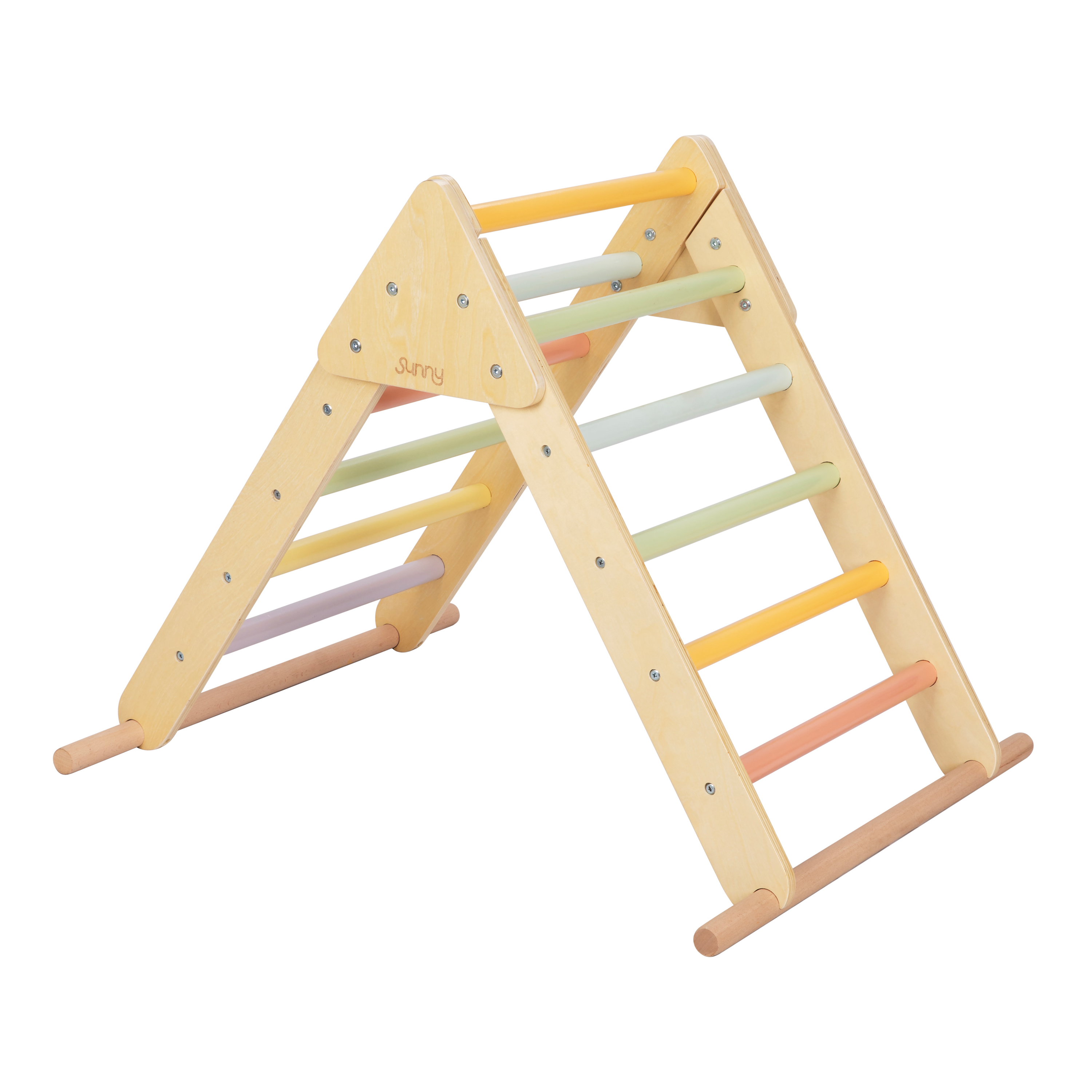 3-in-1 Triangle d'escalade en bois 3-en-1 avec