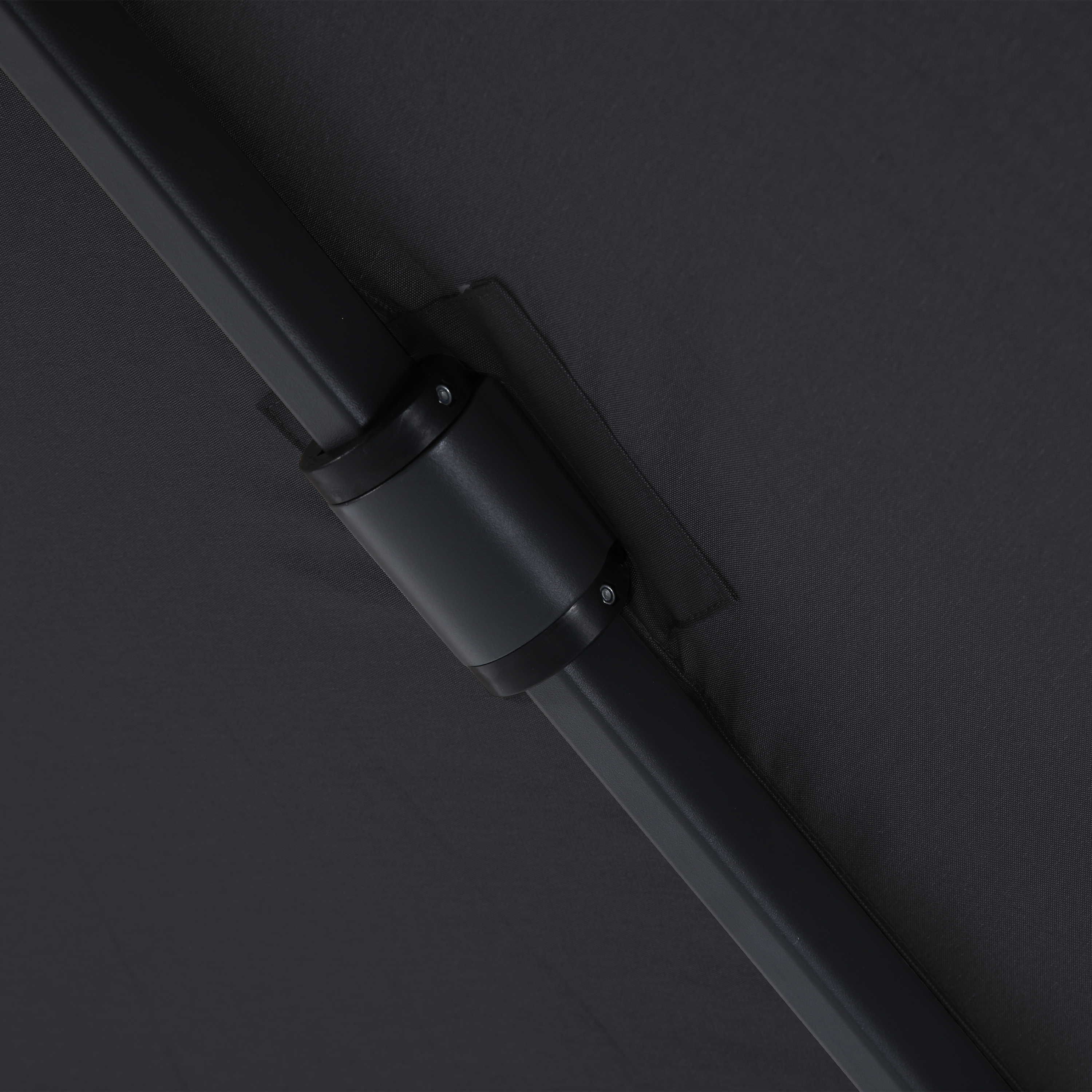 Apollo Ampelschirm 300x300cm Anthrazit/Grau – Komplettset