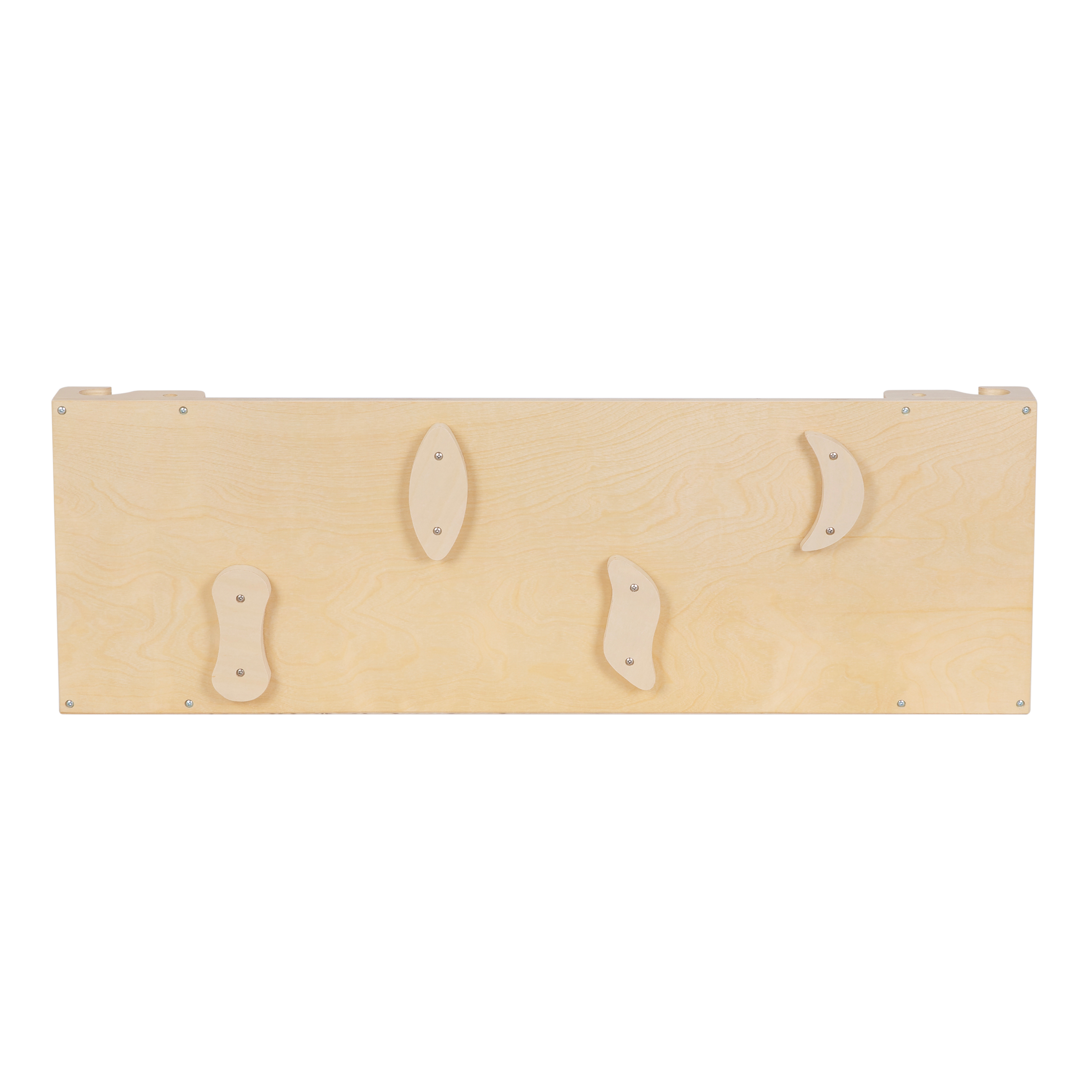 3-in-1 Houten Klimdriehoek met Klimwand en Roc