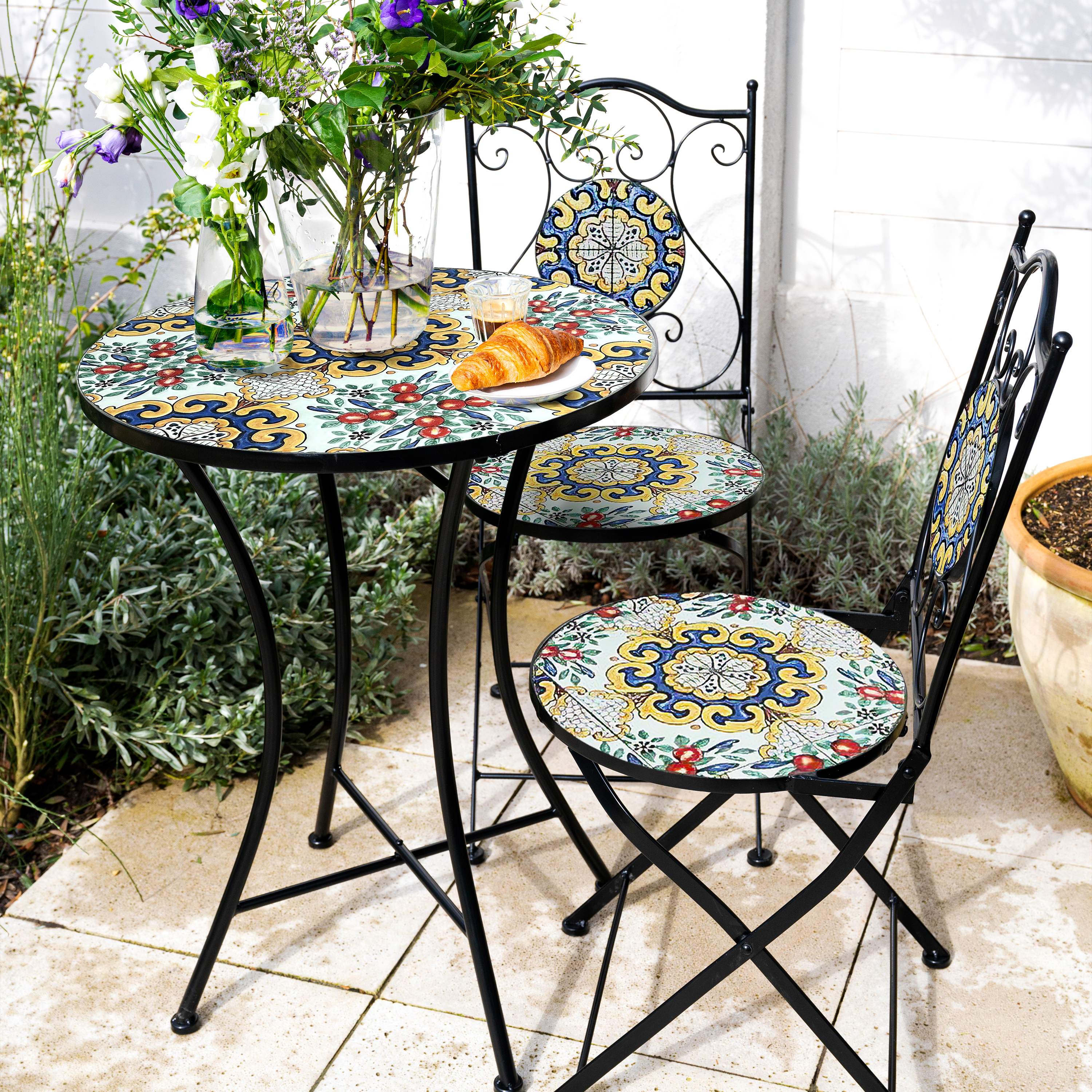 Amélie Bistro Set Mosaic - Authentic