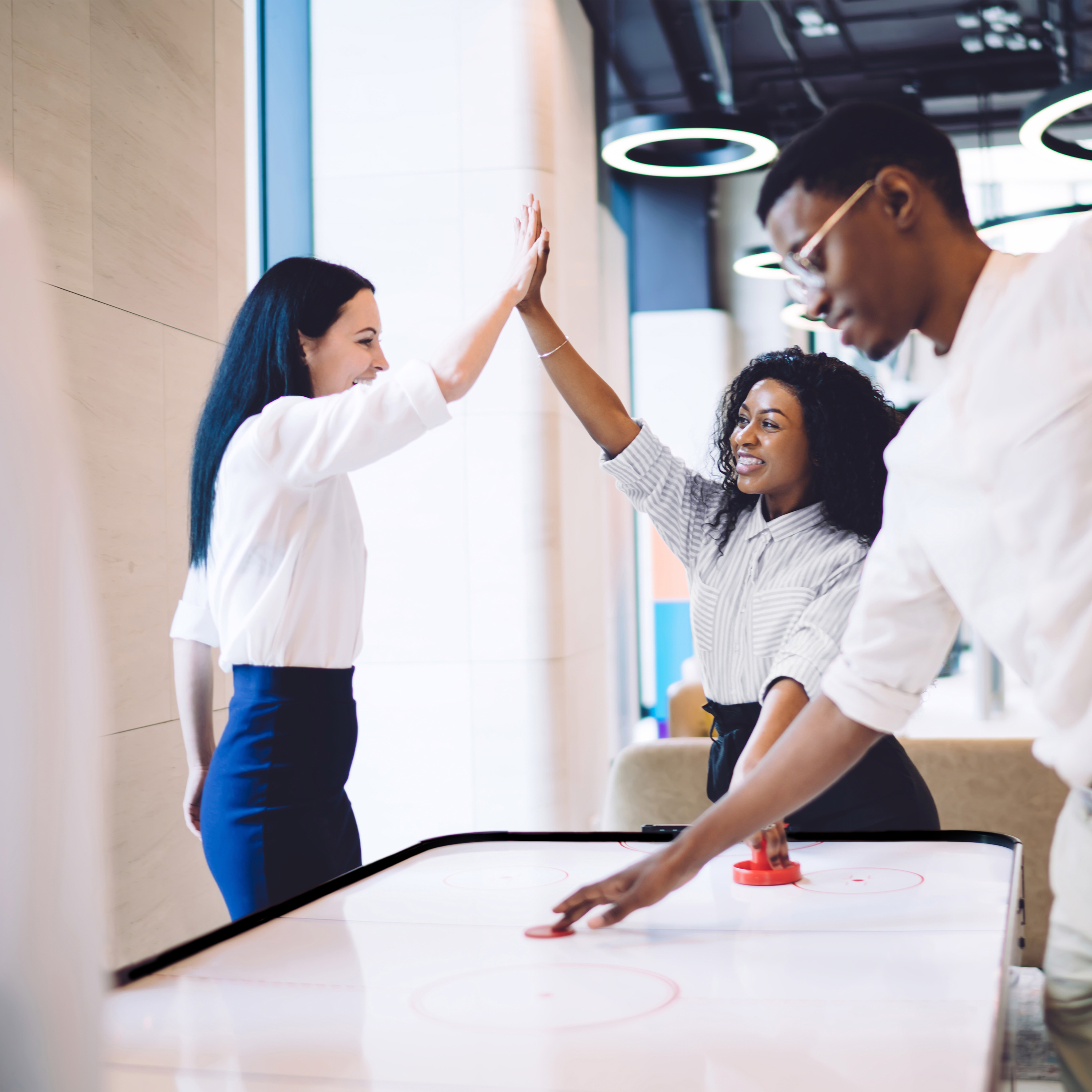 Air Hockey de Table Icing XL pour l'interieur - Noir